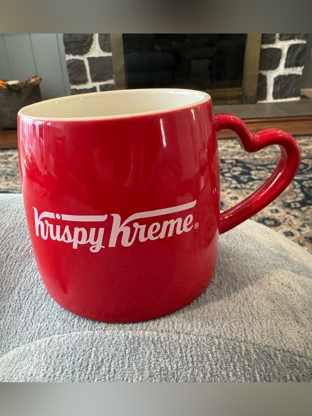 Krispy Kreme Doughnuts Mug (2025) with Heart Shaped Handle